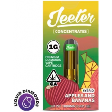 Jeeter Vape Cartridge Diamonds apples and bananas 1000mg